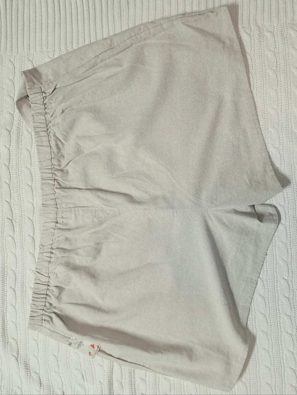 Beige Linen Skort Plus Size 2XL Beach Summer Tropical Cruise Travel New With Tag